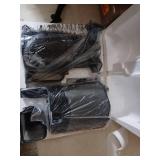 EanOruus Cold Press Juicer, 5.8" Wide Feed Chute Juice Extractor Machine with 400W, High Juice Yield, Slow Masticating Juicer for Whole Vegetables & Fruits, Light Grey - Retail: $169