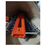 30-Piece Combination Wrench Set - Open End Wrench Set with Organizer Professional 12 Point Wrench Kit Tool for Mechanic Garages Workshops 1/4