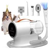 AIRROBO Dog Grooming Vacuum Kit,12000Pa Strong Pet Vacuum for Shedding,Grooming Hai,Quiet,PG100,2L Large Capacity - Retail: $77