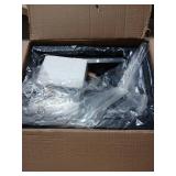 Tv Tray Table Set of 2, 8-Level Adjustable Height Couch Side Table 90° Tilt Angle Adjustments C-Shaped End Table, with Phone & Tablet Slot Sofa Computer Desk for Couch, Sofa, Bed, Chair, Living Room 