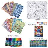 Innovative Designs Sonic The Hedgehog Creative Coloring Canvas Painting and Activity Set for Kids, 1000+ pcs