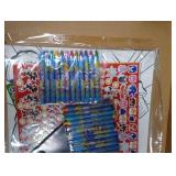 Innovative Designs Sonic The Hedgehog Creative Coloring Canvas Painting and Activity Set for Kids, 1000+ pcs