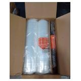 JARLINK Stretch Film, 15 Inch x 1000 Feet Shrink Wrap for Pallet Wrap, Industrial Strength Stretch Wrap with Handles, Moving Wrapping Plastic Roll, 60 Gauge, 2 Pack, Clear