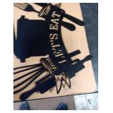 XORT Kitchen Metal Sign, Metal Kitchen Wall Art, Let