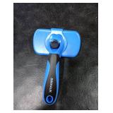 Swihauk Self Cleaning Slicker Brush - Skin Friendly Deshedding Grooming Tool for Dogs & Cats, Suitable for Shedding & Haired Pets, with Pet Supplies Accessories, Blue