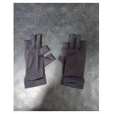 FREETOO Copper Arthritis Gloves for Pain Relief, Strengthen Compression Gloves to Alleviate Hand Pains,Swelling, Fingerless Computer Typing Gloves for Rheumatoid, Tendonitis Women/Men S-Size