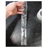 Flat Grain Leather Replacement Straps for Handbags Purse Straps Replacement Crossbody Gunblack Clasps Women Purse Making 14.17(36CM) Long Black