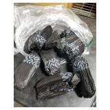 Buself X-Large 200 Count Shoe Covers Disposable Non-Slip, Premium Cloth Boot Covers, Slip-resistant, Durable, Breathable, Non-toxic, Recyclable, Stretchable Fits Up to Size 13 US Men - Black