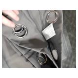 NICETOWN Gray Blackout Curtains for Bedroom 84 inches Long - Thermal Drapes Grommet Room Darkening Light Blocking Curtains Window Treatments for Living Room (2 Panels, W52 x L84, Grey)