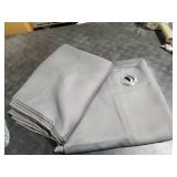 NICETOWN Gray Blackout Curtains for Bedroom 84 inches Long - Thermal Drapes Grommet Room Darkening Light Blocking Curtains Window Treatments for Living Room (2 Panels, W52 x L84, Grey)