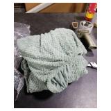 VFUX Soothing Home Sofa Covers, Sofa Hero Covers, Wear-Resistant Universal Couch Covers Washable Stretch Sectional Couch Cushion Covers (Green,Chaise Cover)