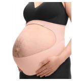 Momcozy Pregnancy Belly Band, CozySupport Ergonest Maternity Belly Band, Invisible Pregnancy Belt for Back, Abdomen, Waist