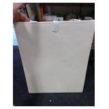 Colingmill Foldable Glitter Backstage Mirror with Handle 33. 5X 13. 5 Inch Leather Folding Hanging Mirror Rectangular for Travel Dance Bag Home Fitness Spa Gift for Dancers(White)