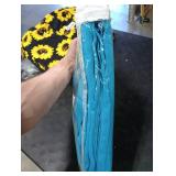 LEMOMO Blackout Curtains 52 x 90 Inch Long Teal Curtains 1 Panel Room Darkening Curtains for Bedroom and Living Room