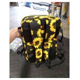 Tenot Carry on Backpack for Women TSA Approved 15.6 Inch Travel Laptop Backpack for Women Travel Essentials Foldable Womens Travel Backpack Suitcase Sunflower Floral