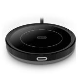 Smart Coffee Warmer, BESTINNKITS Auto On/Off Gravity-Induction Mug Warmer for Office Desk Use, Candle Wax Cup Warmer Heating Plate (Up to 131F/55C) (Black)