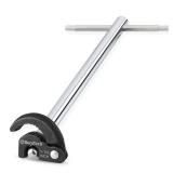 DURATECH 11 Basin Wrench, Sink Wrench, Adjustable Tap Nut Spanner Basin Spanner, Capacity of 3/8 to 1-1/4 for Fixing Back and Union Nuts Under Sink