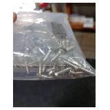 Luomorgo m 1.5 Inch Mini Hinges Butt Hinges, Stainless Steel Cabinet Hinges, Small Folding Door Hinge for Wooden Box, Crafts (Silver)