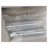 Dealusy 100 Pack - 16 oz Clear Plastic Cups with Lids, Sturdy & Food Safe Iced Coffee Cups with lids, Disposable Plastic Smoothie Cups for Cold Drinks, Sip Lids