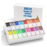 ARLTR Washable Markers Bulk, Bulk Pack of 288 in 16 Vibrant Colors, Broad Line Markers with Conical Tips- Perfect for Kids