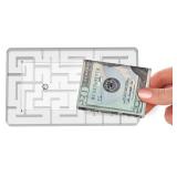 Money Puzzle Box, Money Holder Maze Gift Holder, Stocking Stuffers for Teens and Adults - Christmas Small Gifts - Fun Way to Give Cash as a Gift