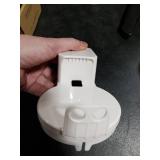 Costyleen Wall Mount Holder for Dot 3rd Generation, Space Saving Accessories Smart Home Speakers, Clever Dot(3rd Gen) Accessories with Built-in Cable Management Without Messy Wires-White