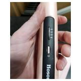 Cordless Flat Iron,Portable Mini Hair Straightener Travel for Bangs,Short Hair, Rechargeable Curling Iron for Touch Ups (Pink)