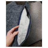 MIULEE Pack of 2 Couch Throw Pillow Covers 18x18 Inch Coastal Light Blue Modern Boho Accent Decorative Pillow Covers Soft Chenille Farmhouse Cushion Covers for Home Decor Bed Sofa Living Room