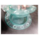 2Pcs Bathtub Overflow Drain Cover Universal Bath PVC Tub Overflow Drain Cover Bathtub Water Seal Stopper for Draining Hole Blue Clear