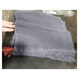 Homaxy 100% Cotton Waffle Weave Kitchen Dish Cloths, Ultra Soft Absorbent Quick Drying Dish Towels, 12 x 12 Inches, 6-Pack, Dark Grey