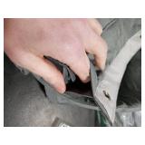 RYB HOME Grey Large Thermal Insulated Curtain for Winter, Window Insulation Soundproof Room Divider for Drafty Door Basement Laundry Acoustic Covering as Door Curtain, W48 x L96 inch, 1 Panel