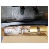 IFELS Heavy Duty Curtain Rods for Windows 66 to 120 Inch, 1 Inch Gold Curtain Rod Adjustable, Decorative Long Curtains Rods with Metal Finials, Easy Installation and Modern Design (A2,Gold,30-120)