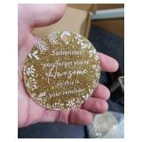 Kasyat 24 Sets Christmas Thank You Ornaments Employee Appreciation Gifts Acrylic Hanging Ornaments Bulk with Card and Bag for Coworker Team Nurse Teacher Xmas Tree Decor (Awesome Sign)