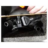 TOLOCO Massage Gun Deep Tissue, Percussion Massage Gun with 10 Replacement Heads, Super Quiet Portable Electric Massager for Athletes, Relax, Black