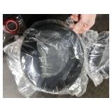 Linksip Angry Eye Headlight Covers Compatible with 2024 2025+ Jeep Wrangler JL 4XE & Gladiator JT Sport Rubicon Sahara Willys Mojave, Head Lamp Angry Bird Bezel Rings, Exterior Accessories(Black)