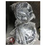 Linksip Angry Eye Headlight Covers Compatible with 2024 2025+ Jeep Wrangler JL 4XE & Gladiator JT Sport Rubicon Sahara Willys Mojave, Head Lamp Angry Bird Bezel Rings, Exterior Accessories(Black)