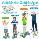 10 in 1 Electric STEM Toys for 5 6 7 8 9+ Year Old Boy Girl Birthday Gifts Educational Building Toys for Kids Ages 4-8 5-7 8-12 Stem Activities Construction Toy for Boys 6-8 8-10 Easter Idea Gift