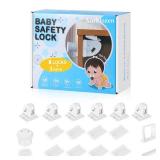 Magnetic Cabinet Locks for Child Safety, Drawer Locks Baby Proofing, Magnetic Door Safety Locks for Cabinets and Drawers, Easy Installation No Tools Required (6)