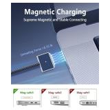 DERLULU USB-C Magnetic Charging Cable (6.6 ft/2 m), Compatible with MacBook Air (15