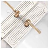 Large Faucet Mat for Kitchen Sink - Stone Drying Mat for Kitchen Counter, Diatomite Fast Drying Stone Sink Tray, Super Absorbent, Stylish Decor and Protector for Bathroom (Light Grey, 23.6 x 5.5)