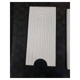 Large Faucet Mat for Kitchen Sink - Stone Drying Mat for Kitchen Counter, Diatomite Fast Drying Stone Sink Tray, Super Absorbent, Stylish Decor and Protector for Bathroom (Light Grey, 23.6 x 5.5)