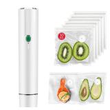 Vixino Vacuum Sealer, vacuum sealer for food, handheld vacuum sealer(Vacuum Sealers+ reusable vacuum seal bags)