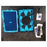 WESOROL Case for Samsung Galaxy Tab S10 Lite/S10 FE/S9 FE 10.9 Inch Galaxy Tab S9 11 Inch,Shockproof Cover for Samsung S9 FE Tablet Case with Screen Protector Rotate Stand Pen Holder,Black Blue