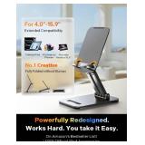LISEN for iPad Stand Tablet Holder for Desk, Cool Home Office Desk Accessories for Men Women Kids Tablet Gifts, Office Home Essentials Gadgets Portable Monitor Stand for iPad a16 Accessories Switch