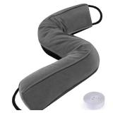 Sunolga Door Draft Stopper Blocks Hot and Cold Air with Removable Washable Cover for Bottom of Door, All-Season Seal Strip for Wind, Noise, Door Sweep for Gaps Up to 3, Home Essentials, 60, Gray