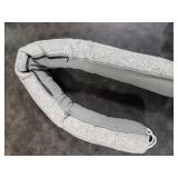 Sunolga Door Draft Stopper Blocks Hot and Cold Air with Removable Washable Cover for Bottom of Door, All-Season Seal Strip for Wind, Noise, Door Sweep for Gaps Up to 3, Home Essentials, 60, Gray