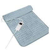 Heating Pad for Period Cramps, Heating Pad for Back/Neck/Shoulder Muscle Pain, 6 Heating&4 Timer Setting, Auto Shut Off, Dry/Moist Heat & Machine Washable, Gray Birthday Christmas Gifts for Women Mom