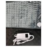 Heating Pad for Period Cramps, Heating Pad for Back/Neck/Shoulder Muscle Pain, 6 Heating&4 Timer Setting, Auto Shut Off, Dry/Moist Heat & Machine Washable, Gray Birthday Christmas Gifts for Women Mom