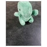 YUKOUQIAN Dinosaur Stuffed Animals Mini Plush Toy Keychain Small Dinosaur Plushies for Kids Girls Boys 4.7 Inch(Keychain Dino deep Green)