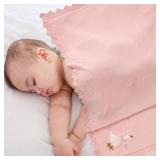 mimixiong Cotton Cute Baby Blanket Heritage Unisex Receiving Cuddle Stroller Crib Blanket Lovely Goose for Boys and Girls 30x40 Inch